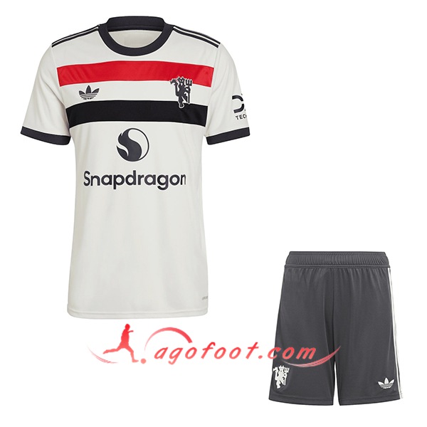 Nouveau Maillot de Foot Manchester United Enfant Third 2024/2025