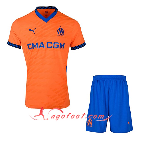 Nouveau Maillot de Foot Marseille OM Enfant Third 2024/2025