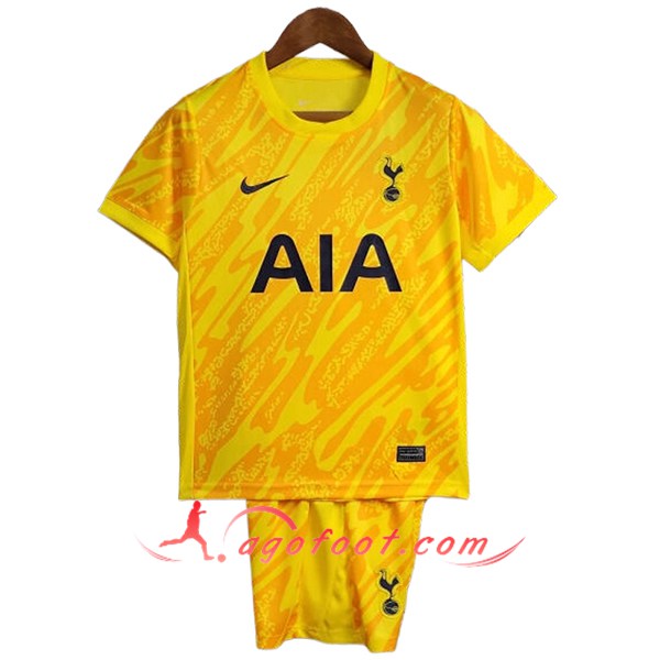 Maillot de Foot Tottenham Hotspurs Enfant Gardien De But Jaune 2024/2025