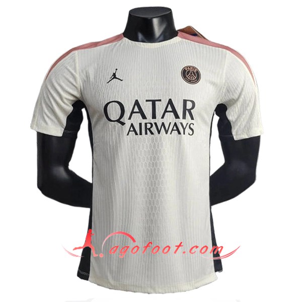 Training T-Shirts PSG Blanc/Rose 2024/2025