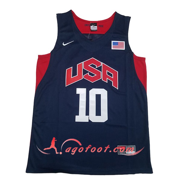 Maillot USA (BRYANT #10) 2024/25 Bleu/Rouge