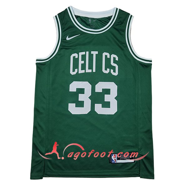 Maillot Boston Celtics (BIRD #33) 2024/25 Vert -03