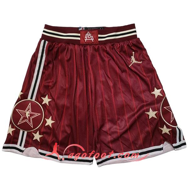Shorts NBA American All-Star 2024/25 Rouge