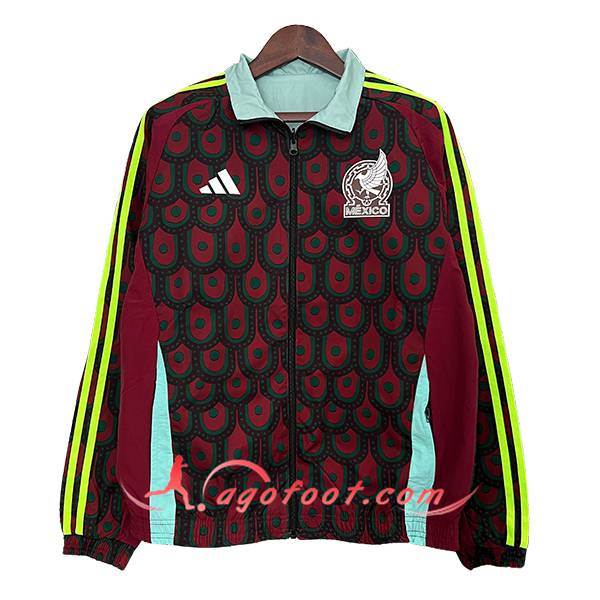 Coupe-Vent Mexique Rouge/Vert 2024/2025