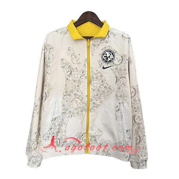 Coupe-Vent Club America Blanc/Gris 2024/2025