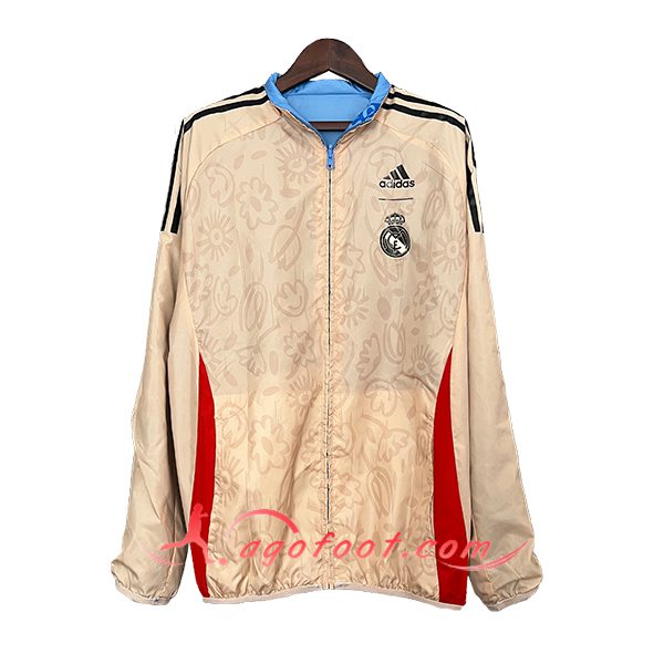 Coupe-Vent Real Madrid Brun/Rouge 2024/2025