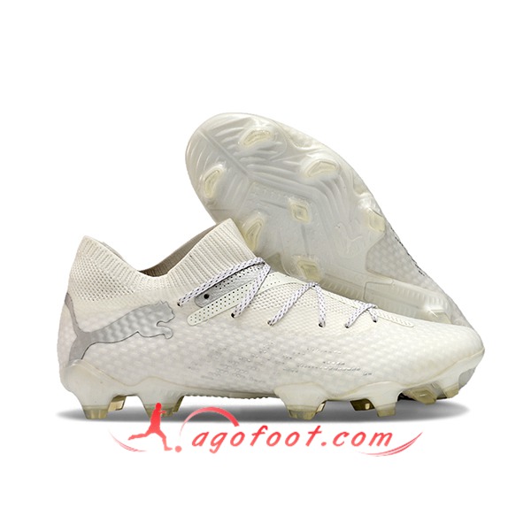 PUMA Chaussures de Foot FUTURE 7 ULTIMATE FG/AG Blanc