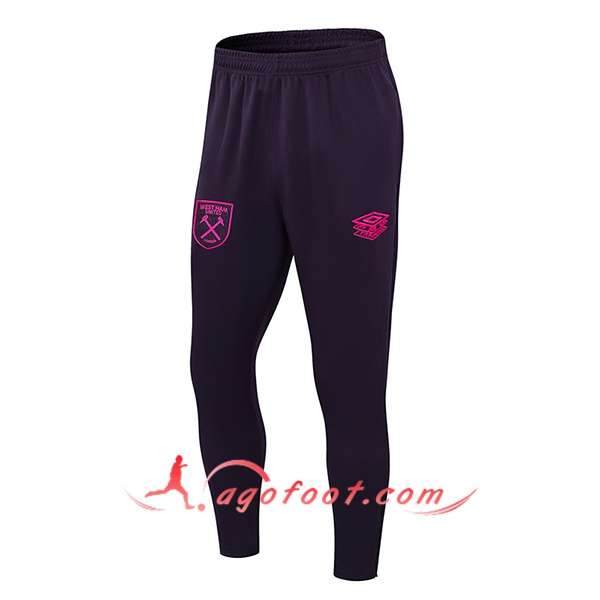 Pantalon Foot West Ham Pourpre 2024/2025