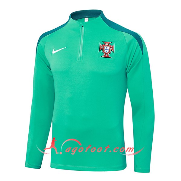Sweatshirt Training Portugal Vert 2024/2025 -03