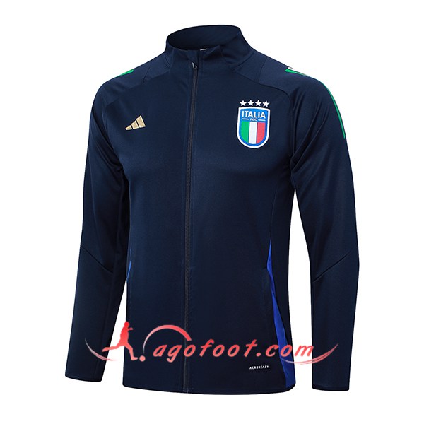Veste Foot Italie Bleu Foncé 2024/2025