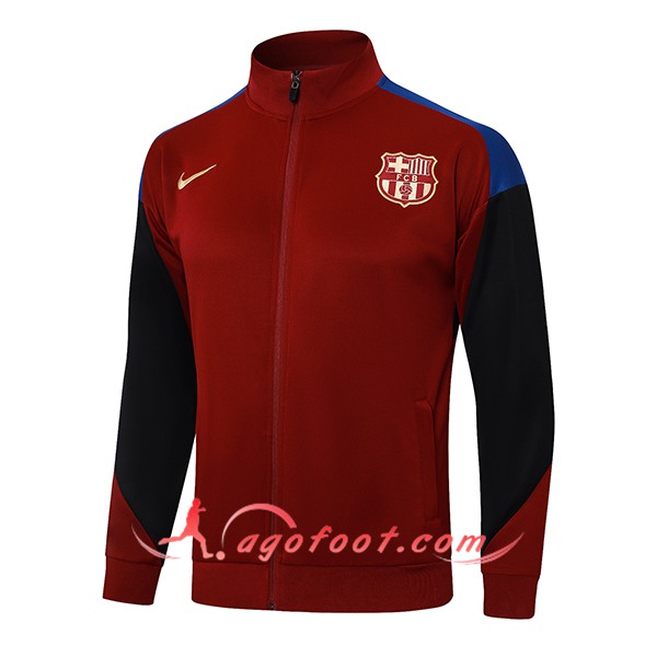 Veste Foot FC Barcelone Rouge/Noir/Bleu 2024/2025