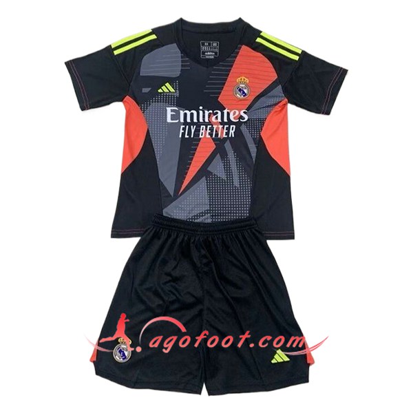 Maillot de Foot Real Madrid Enfant Gardien De But Exterieur 2024/2025