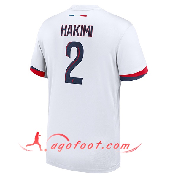 Maillot de Foot PSG (HAKIMI #2) 2024/2025 Exterieur