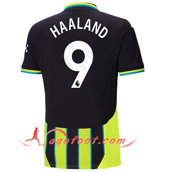 Maillot de Foot Manchester City (HAALAND #9) 2024/2025 Exterieur