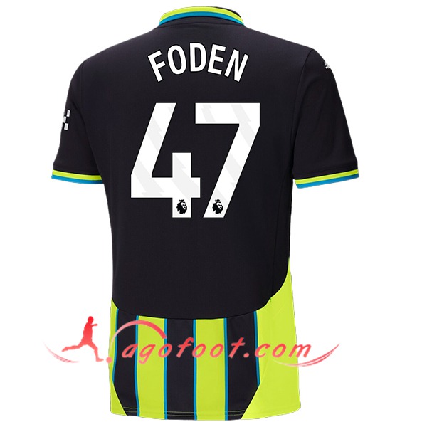 Maillot de Foot Manchester City (FODEN #47) 2024/2025 Exterieur
