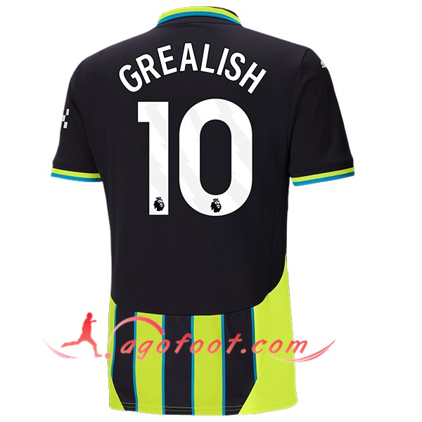 Maillot de Foot Manchester City (GREALISH #10) 2024/2025 Exterieur