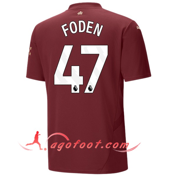 Maillot de Foot Manchester City (FODEN #47) 2024/2025 Third
