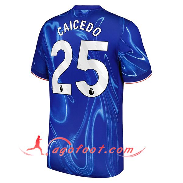 Maillot de Foot Chelsea (CAICEDO #25) 2024/2025 Domicile