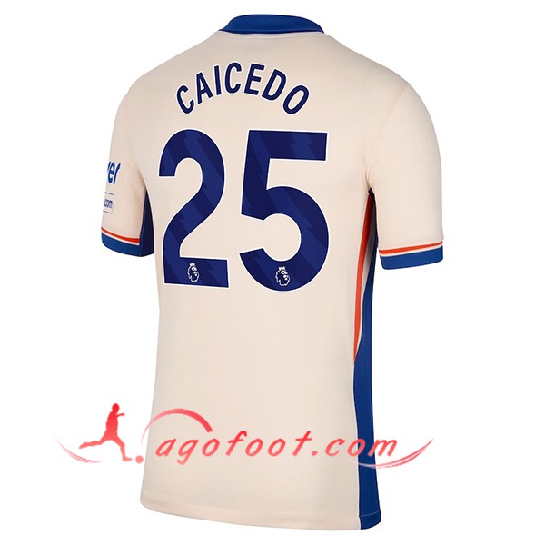 Maillot de Foot Chelsea (CAICEDO #25) 2024/2025 Exterieur