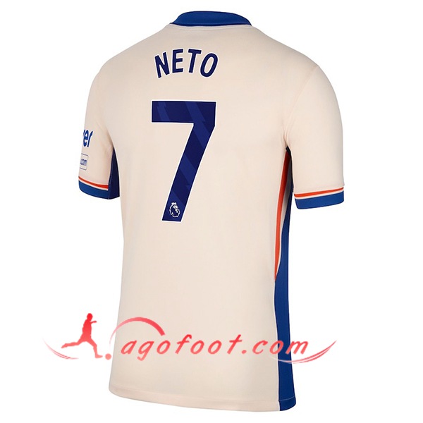 Maillot de Foot Chelsea (NETO #7) 2024/2025 Exterieur
