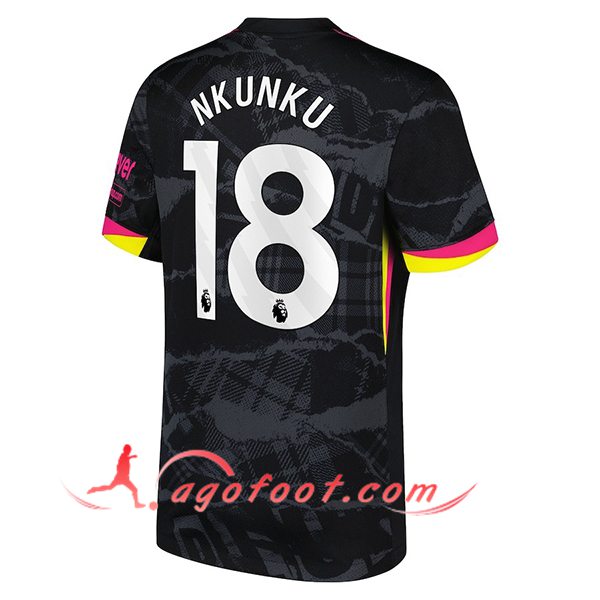 Maillot de Foot Chelsea (NKUNKU #18) 2024/2025 Third