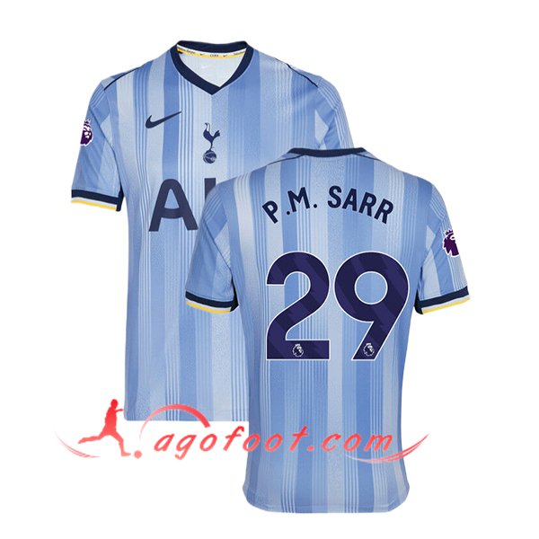 Maillot de Foot Tottenham Hotspur (P.M. SARR #29) 2024/2025 Exterieur