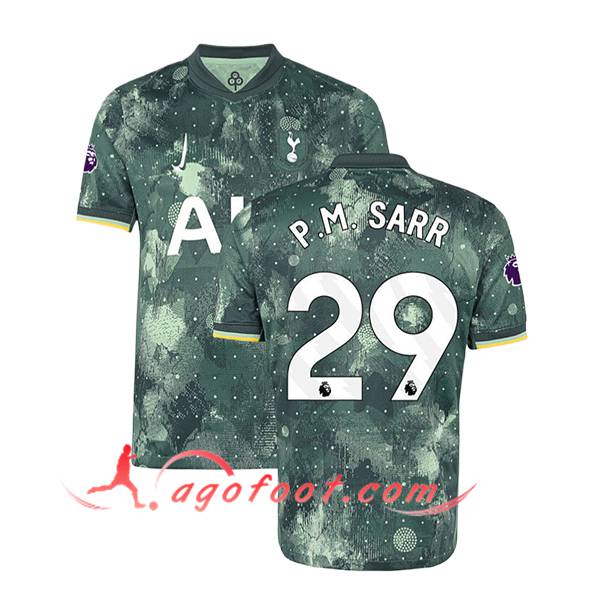 Maillot de Foot Tottenham Hotspur (P.M. SARR #29) 2024/2025 Third