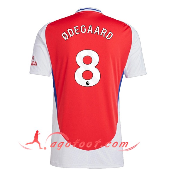 Maillot de Foot Arsenal (ØDEGAARD #8) 2024/2025 Domicile