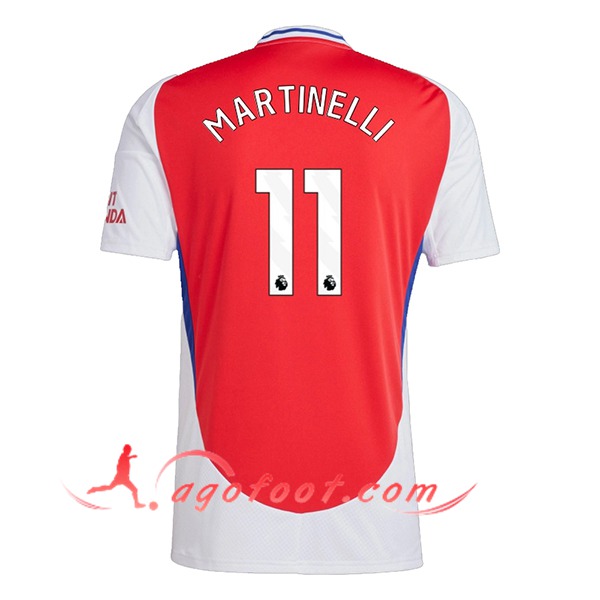 Maillot de Foot Arsenal (MARTINELLI #11) 2024/2025 Domicile