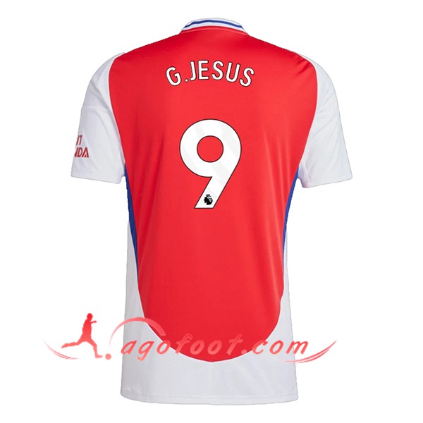 Maillot de Foot Arsenal (G.JESUS #9) 2024/2025 Domicile