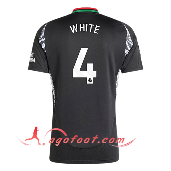 Maillot de Foot Arsenal (WHITE #4) 2024/2025 Exterieur