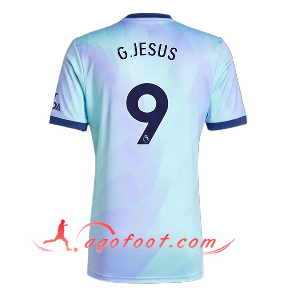 Maillot de Foot Arsenal (G.JESUS #9) 2024/2025 Third