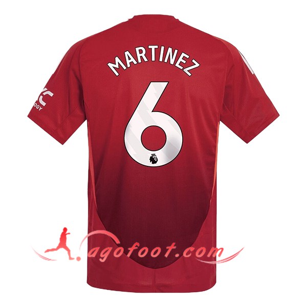 Maillot de Foot Manchester United (MARTINEZ #6) 2024/2025 Domicile