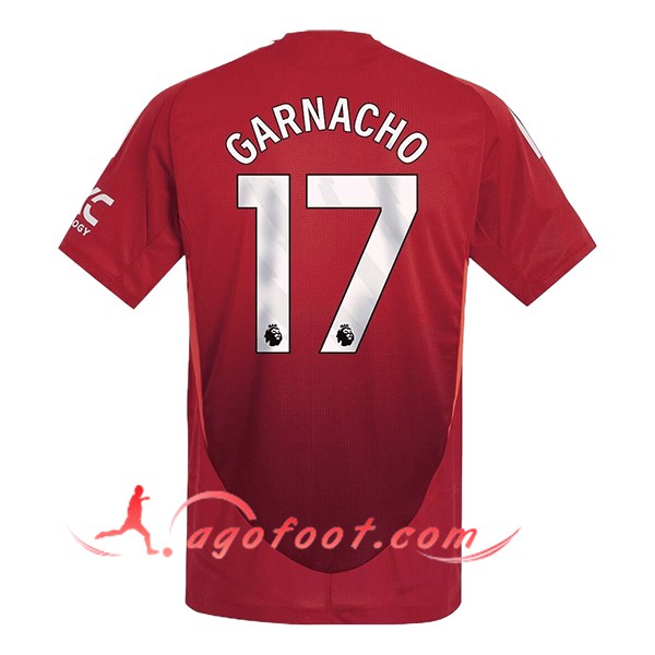 Maillot de Foot Manchester United (GARNACHO #17) 2024/2025 Domicile