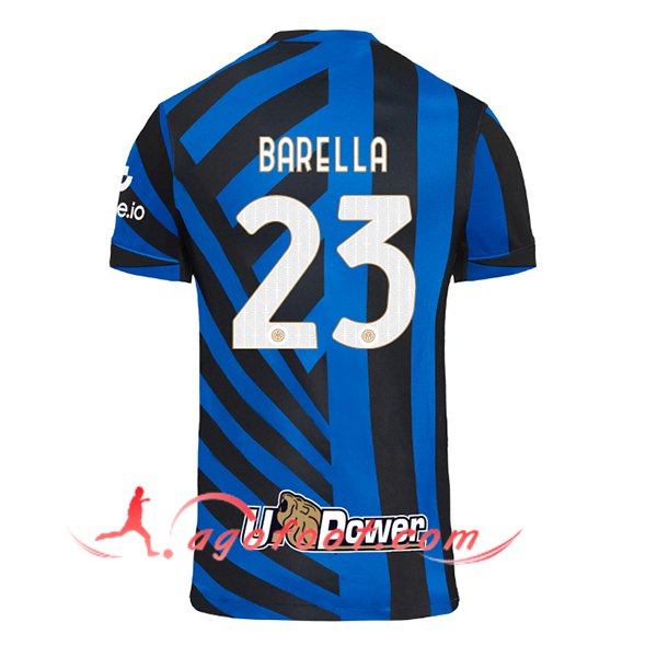 Maillot de Foot Inter Milan (BARELLA #23) 2024/2025 Domicile