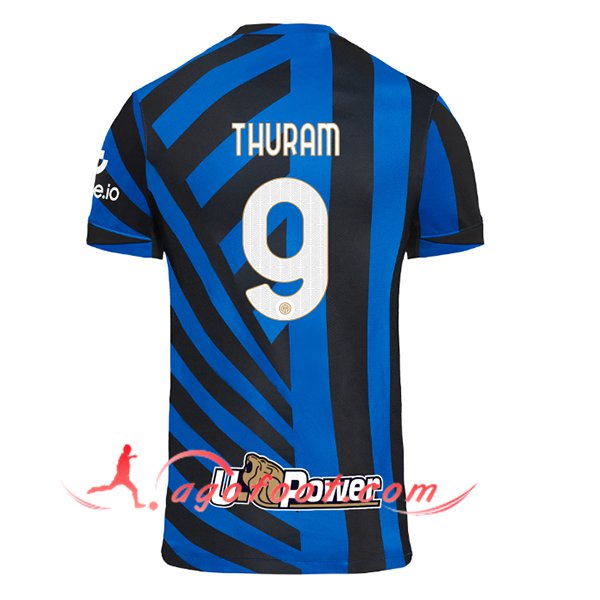 Maillot de Foot Inter Milan (THURAM #9) 2024/2025 Domicile