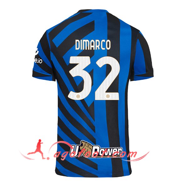 Maillot de Foot Inter Milan (DIMARCO #32) 2024/2025 Domicile