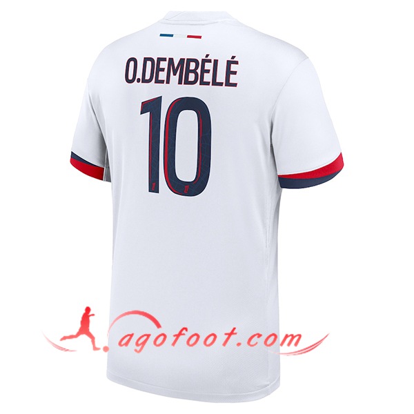 Maillot de Foot PSG (O.DEMBÉLÉ #10) 2024/2025 Exterieur