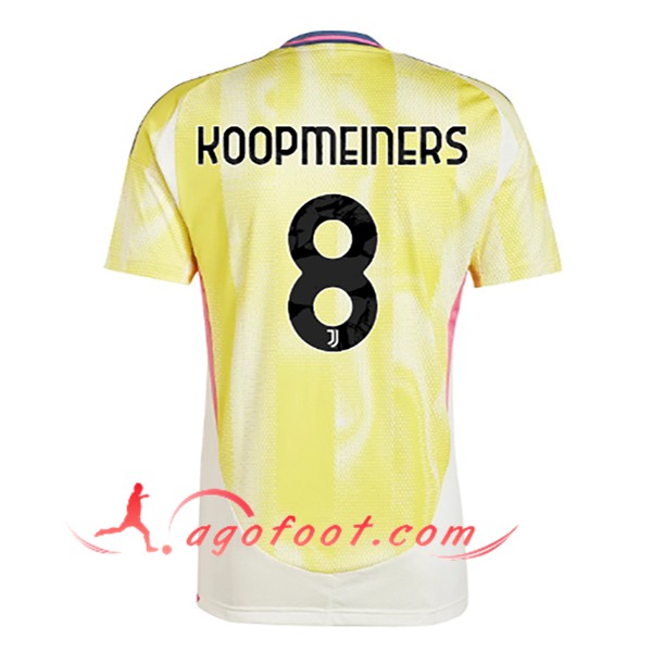 Maillot de Foot Juventus (KOOPMEINERS #8) 2024/2025 Exterieur