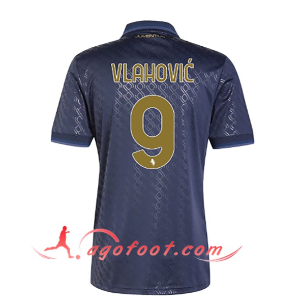 Maillot de Foot Juventus (VLAHOVIC #9) 2024/2025 Third
