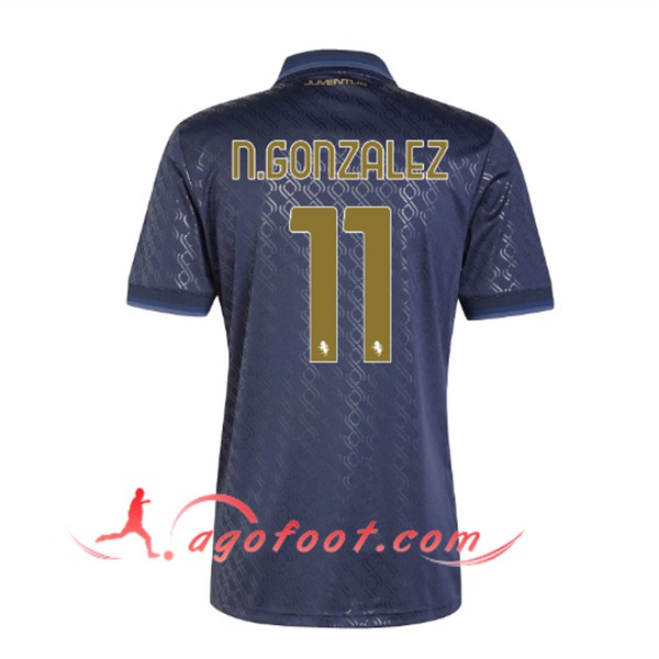 Maillot de Foot Juventus (N.GONZÁLEZ #11) 2024/2025 Third