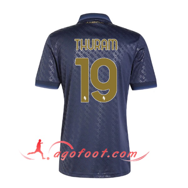 Maillot de Foot Juventus (THURAM #19) 2024/2025 Third