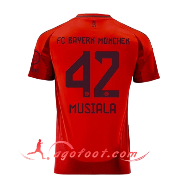 Maillot de Foot Bayern Munich (MUSIALA #42) 2024/2025 Domicile