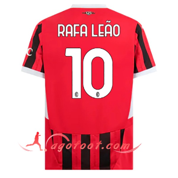 Maillot de Foot Milan AC (RAFAEL LEÃO #10) 2024/2025 Domicile