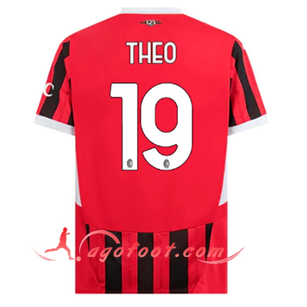 Maillot de Foot Milan AC (THEO #19) 2024/2025 Domicile
