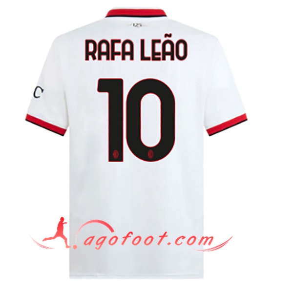 Maillot de Foot Milan AC (RAFAEL LEÃO #10) 2024/2025 Exterieur