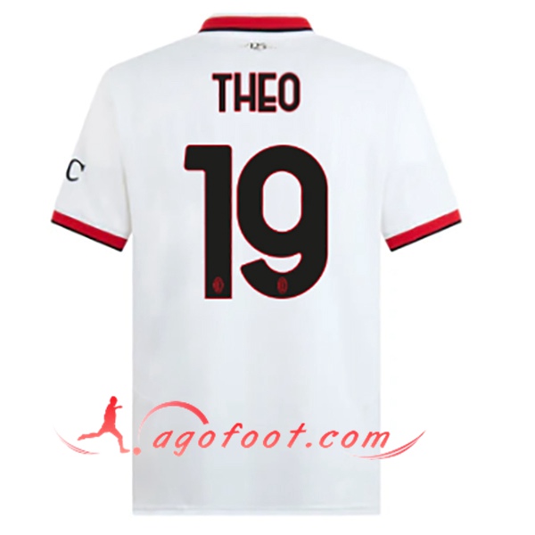 Maillot de Foot Milan AC (THEO #19) 2024/2025 Exterieur