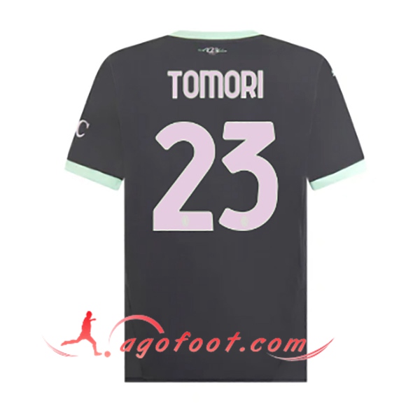 Maillot de Foot Milan AC (TOMORI #23) 2024/2025 Third