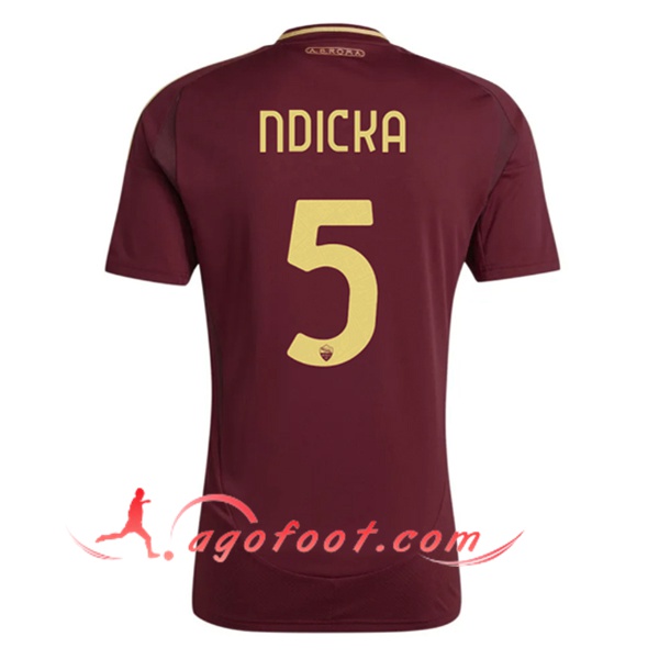 Maillot de Foot As Rome (NDICKA #5) 2024/2025 Domicile