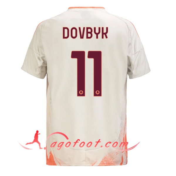 Maillot de Foot As Rome (DOVBYK #11) 2024/2025 Exterieur